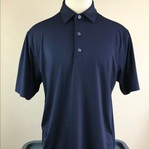 Men’s FootJoy S/S Golf Polo - Navy - Medium